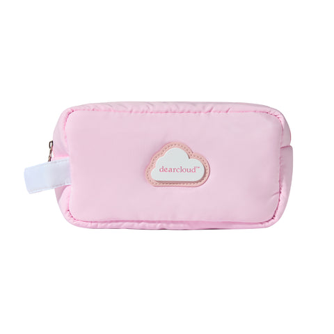 Front view of Cosmetic Bag in Darling Pink style