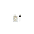 dearcloud Miffy clear serum with yellow vitamin c infused beads, on a white background. Serum has a white and black dropper tool.