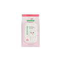 Packaging for dearcloud Juicy Makeup Cleansing Wipes, emphasizing watermelon and peptides for pure hydration, with a cute puppy graphic.
