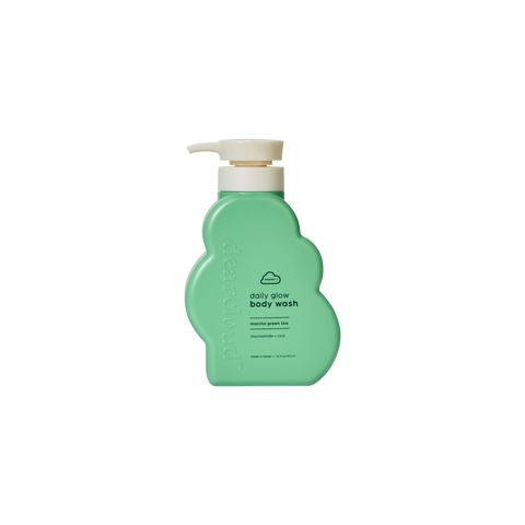 Cloud-shaped Matcha Green Tea Body Wash Bottle, 16 fl oz.