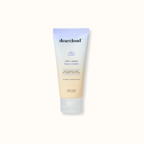 Yellow blue gradient moisturizer tube of 3.7 fl oz. Ultra-hydrating moisturizer boost for brighter, bouncy skin.